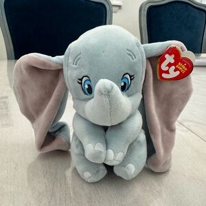 NWT Disney TY Beanie Babies Dumbo Small Plushie Stuffed Animal